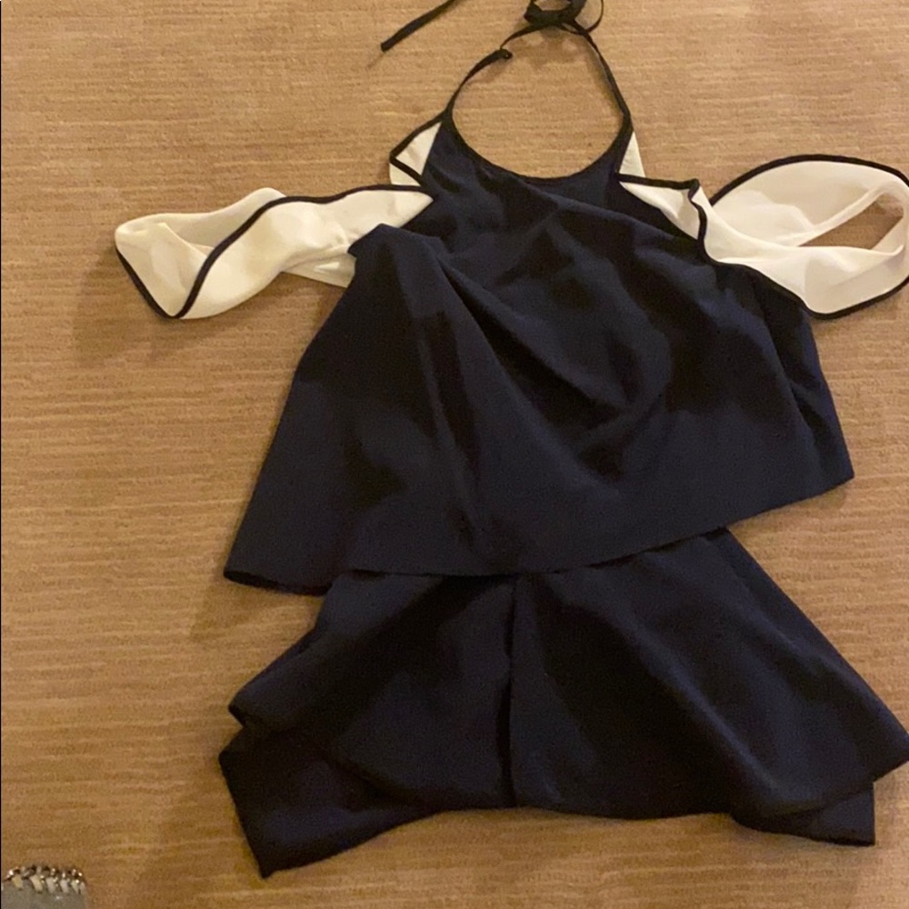 Designer silk off the shoulder dress top